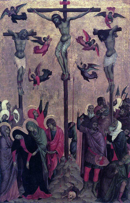  Duccio Di Buoninsegna Crucifixion - Canvas Print