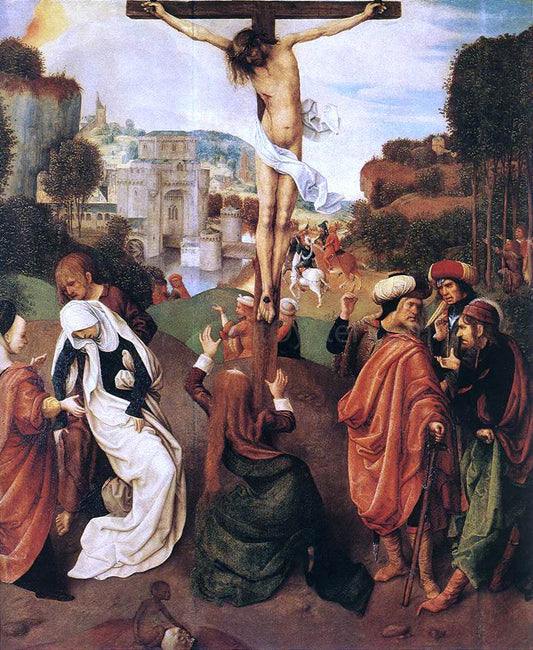  Master Inter Virgines Crucifixion - Canvas Print