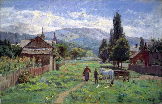  Theodore Clement Steele Cumberland Mountains - Canvas Print
