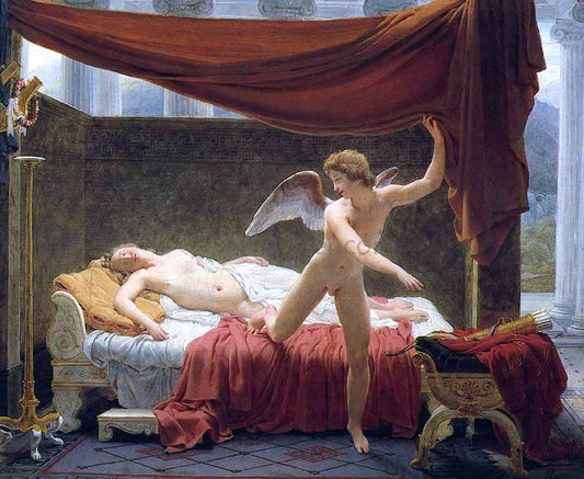  Francois-Edouard Picot Cupid and Psyche - Canvas Print