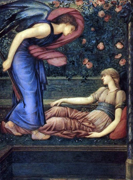  Sir Edward Burne-Jones Cupid and Psyche - Canvas Print