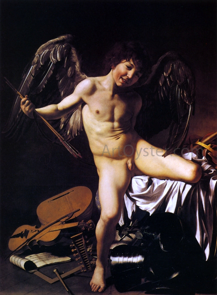  Caravaggio Cupid - Canvas Print