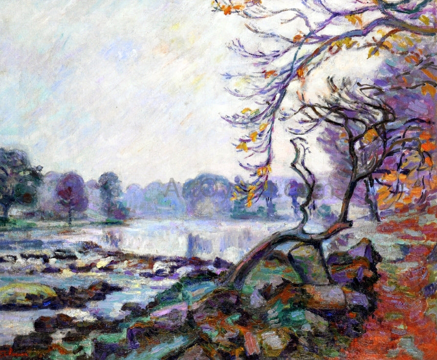  Armand Guillaumin Dam at Genetin, Crozant - Canvas Print