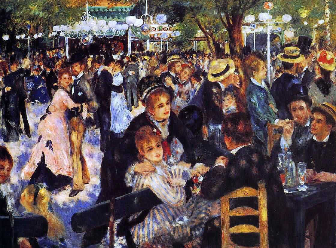  Pierre Auguste Renoir A Dance at the Moulin de la Galette - Canvas Print