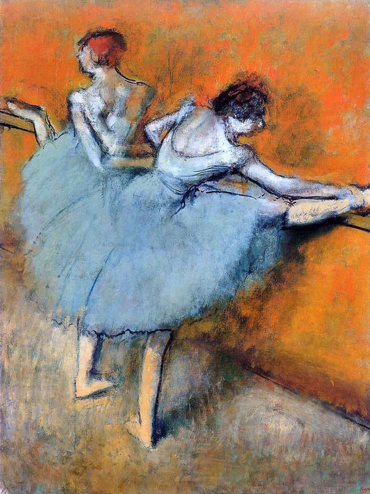  Edgar Degas Dancers at the Barre - Canvas Print