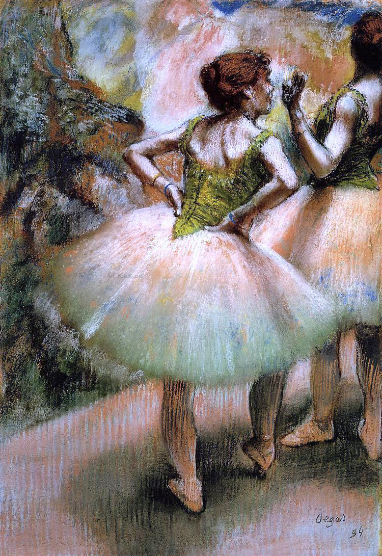  Edgar Degas Dancers, Pink and Green - Canvas Print