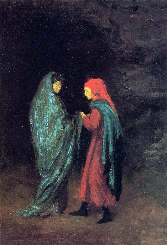  Edgar Degas Dante and Virgil at the Entrance to Hell - Canvas Print