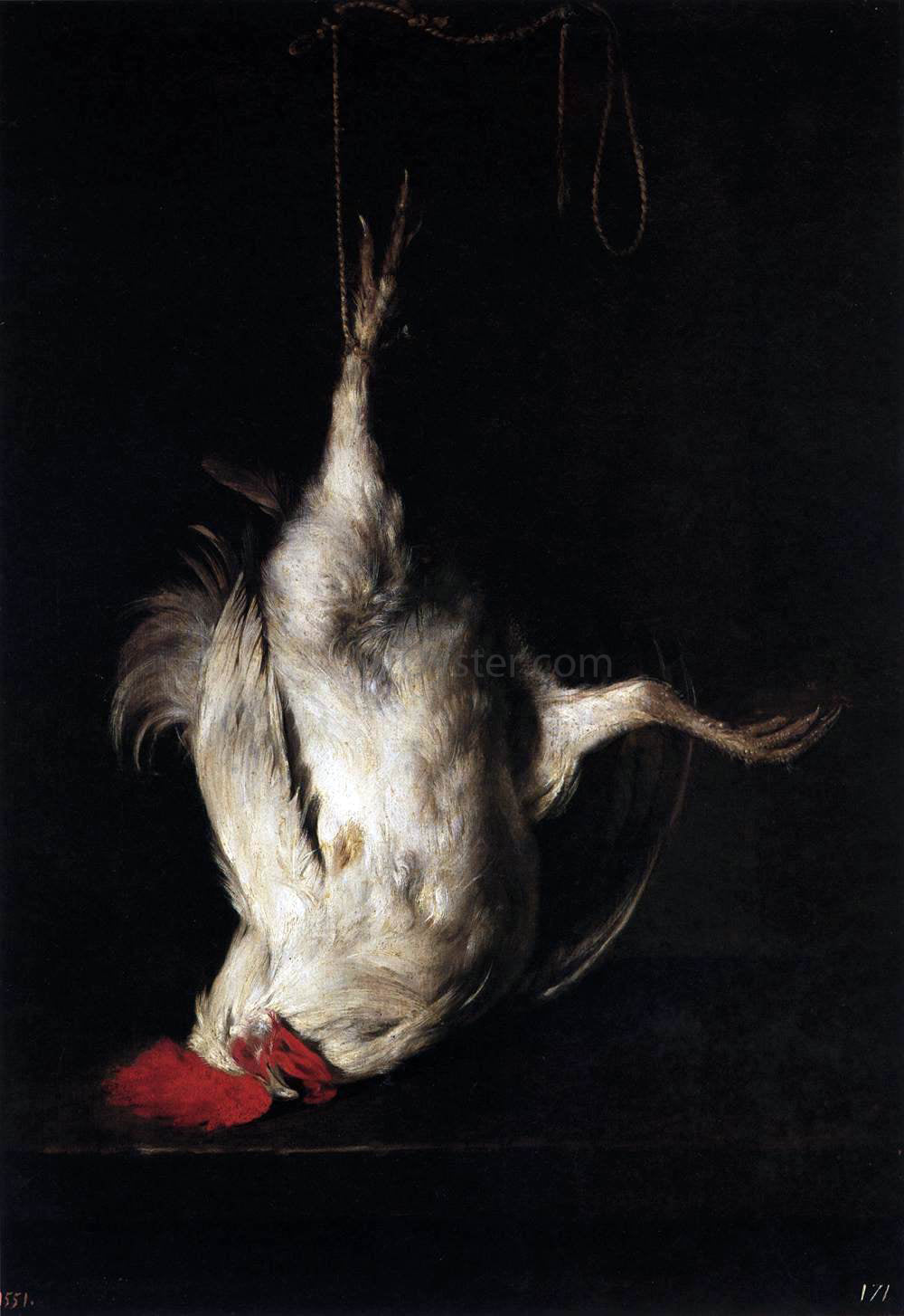  Gabriel Metsu Dead Cock - Canvas Print