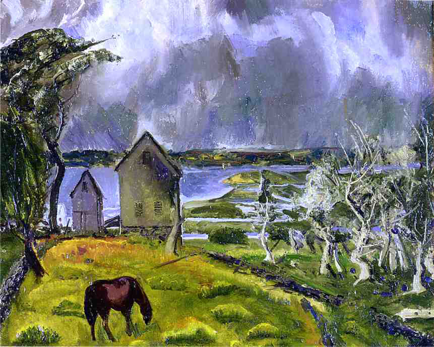  George Wesley Bellows Dead Orchard - Canvas Print