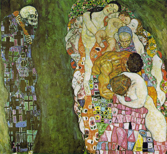  Gustav Klimt Death and Life - Canvas Print