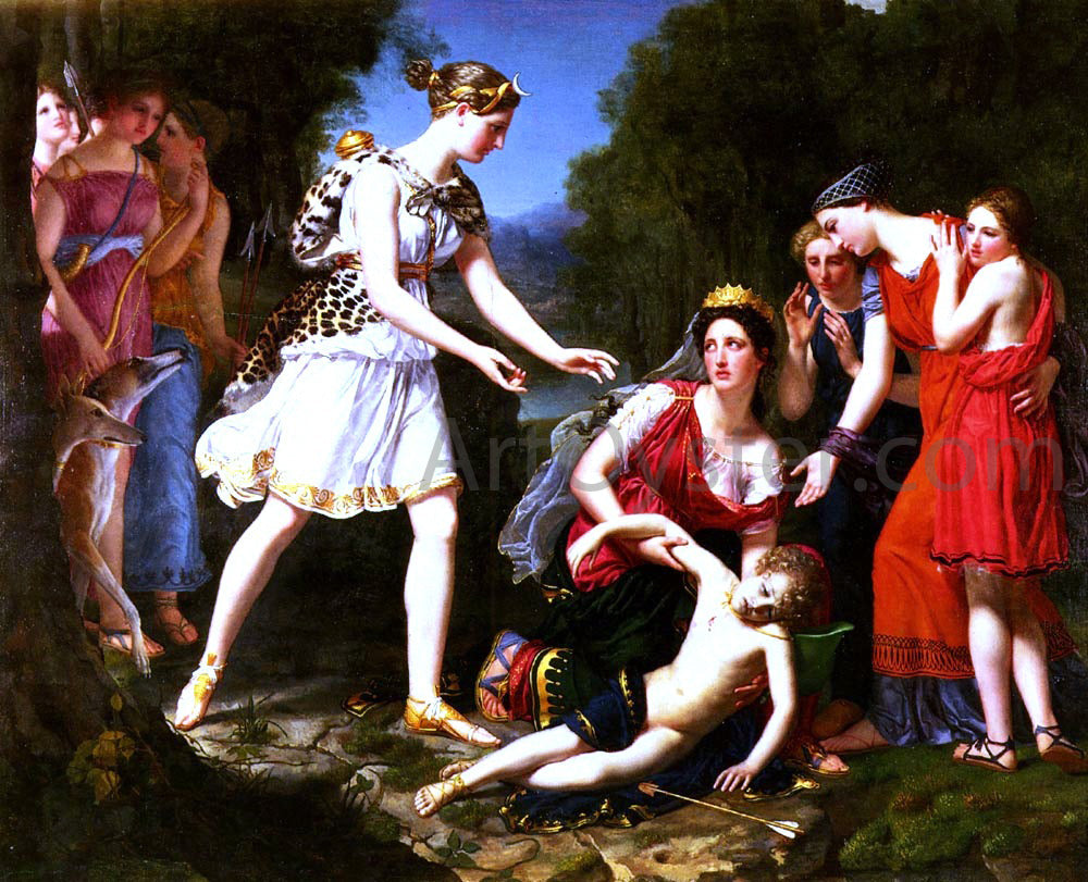  Sophie Rude Death Of Cenchirias, Son Of Neptune - Canvas Print