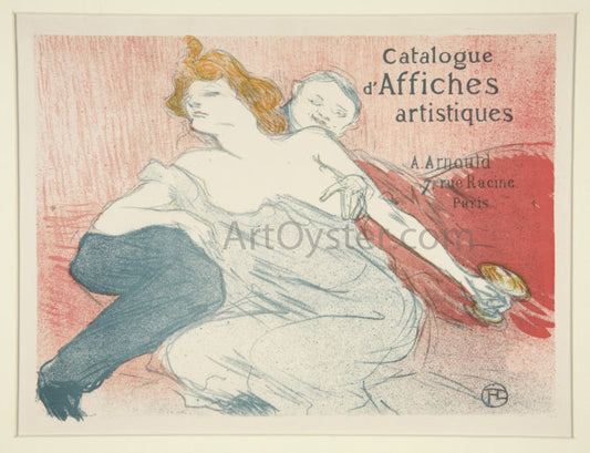  Henri De Toulouse-Lautrec Debauchery Second Floor - Canvas Print