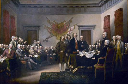  John Trumbull Declaration of Independence - Canvas Print