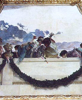  Emilio Sala y Frances Decoracion de techo - Canvas Print