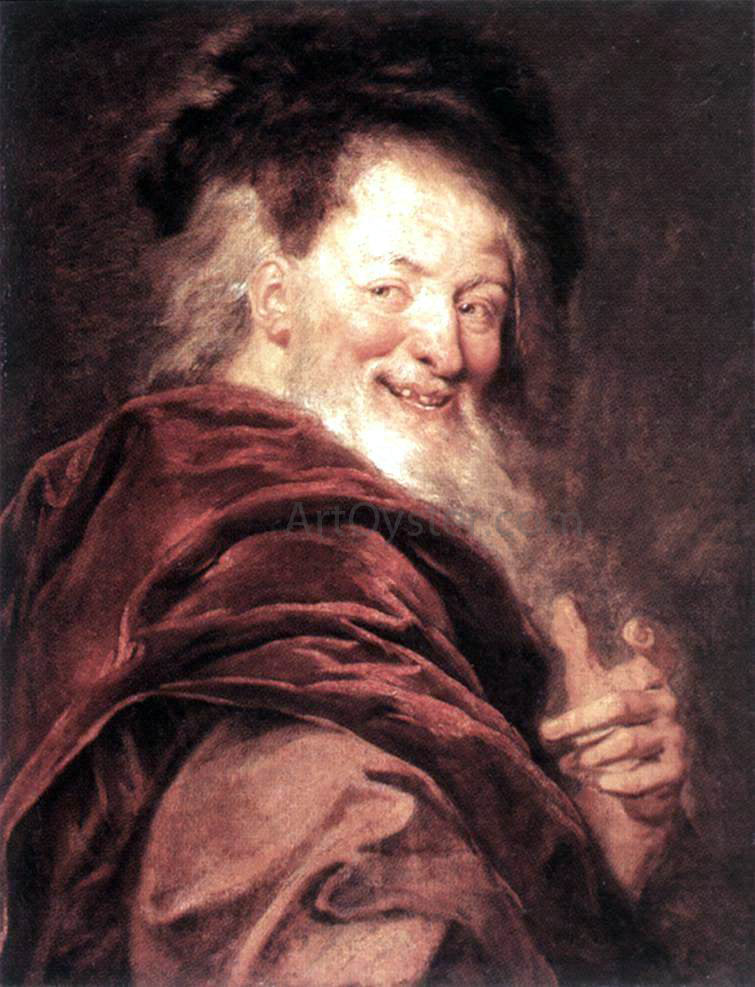  Antoine Coypel Democritus - Canvas Print