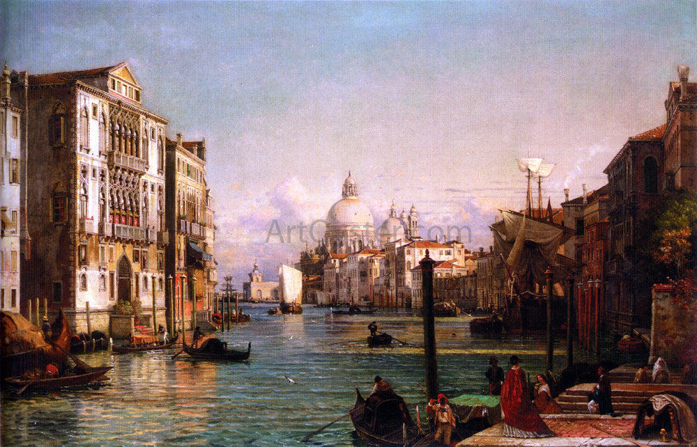  The Younger Friedrich Nerly Der Canale Grande, Venedig - Canvas Print