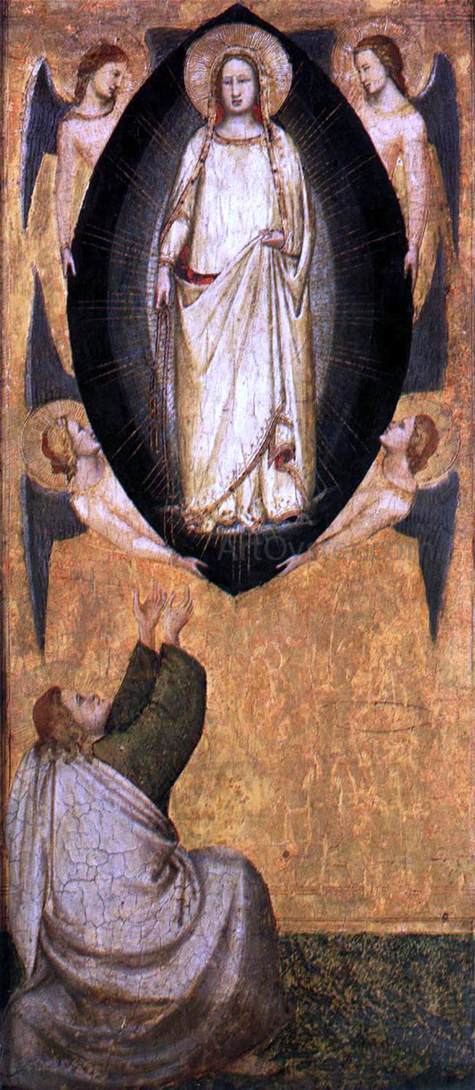 Maso Di Banco Descent of Mary's Girdle to the Apostle Thomas - Canvas Print