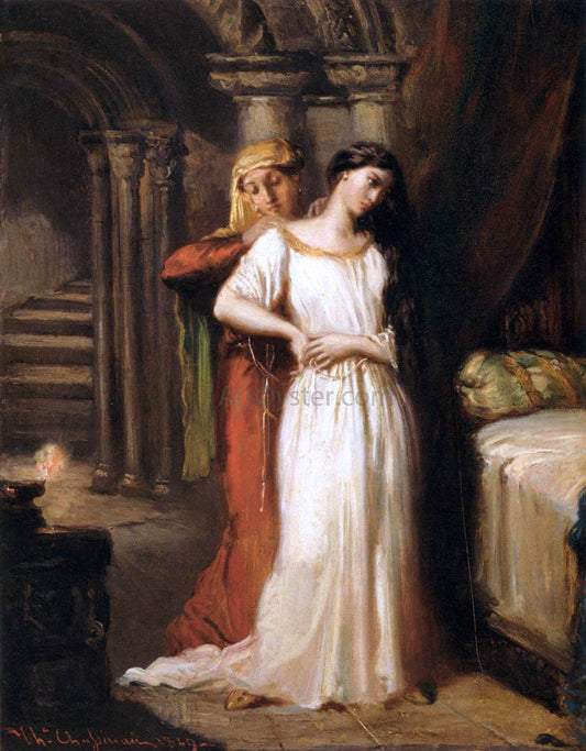  Theodore Chasseriau Desdemona Retiring to Her Bed - Canvas Print