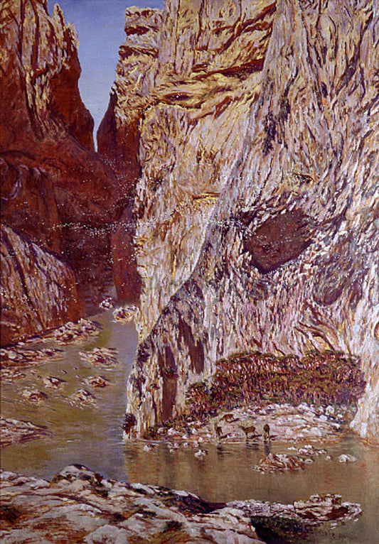  Antonio Munoz Degrain Desfiladero - Canvas Print