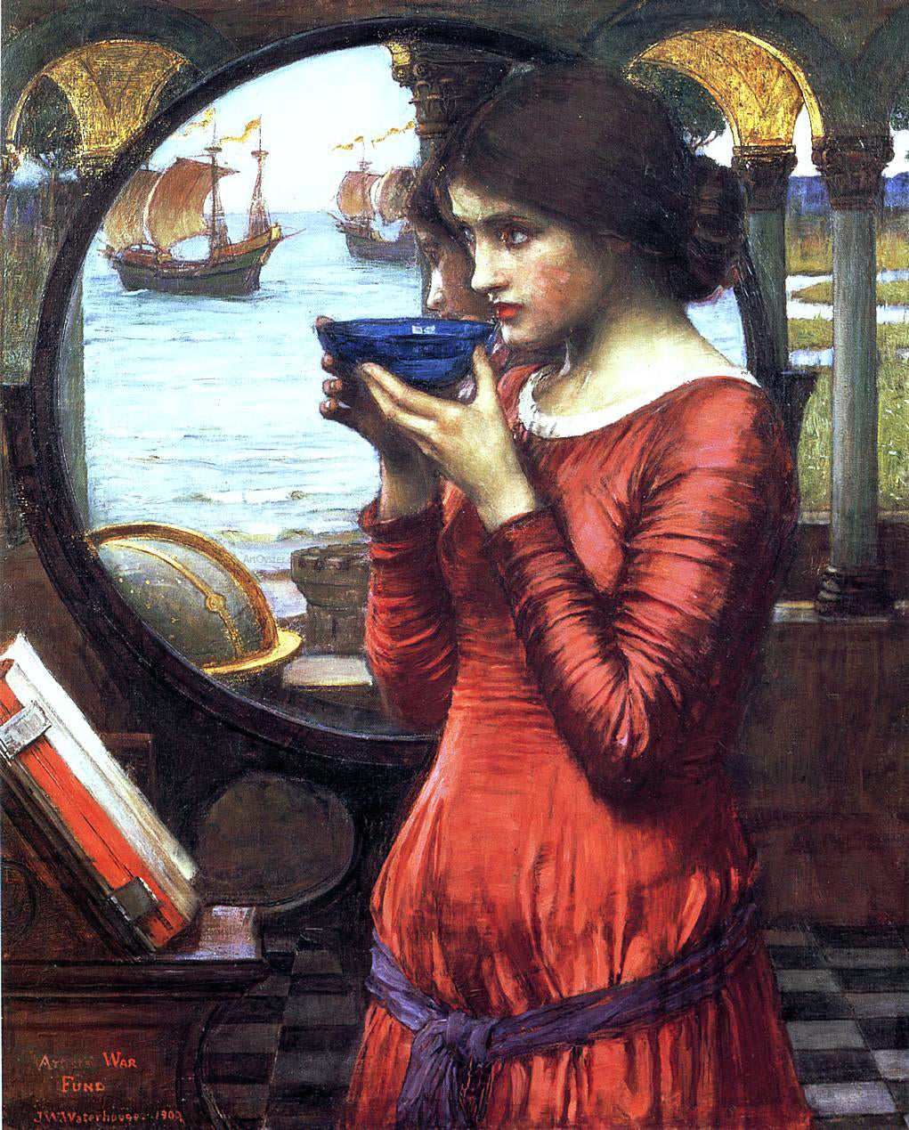  John William Waterhouse Destiny - Canvas Print