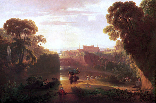  Joshua Shaw Dido and Aneas Going to the Hunt - Canvas Print