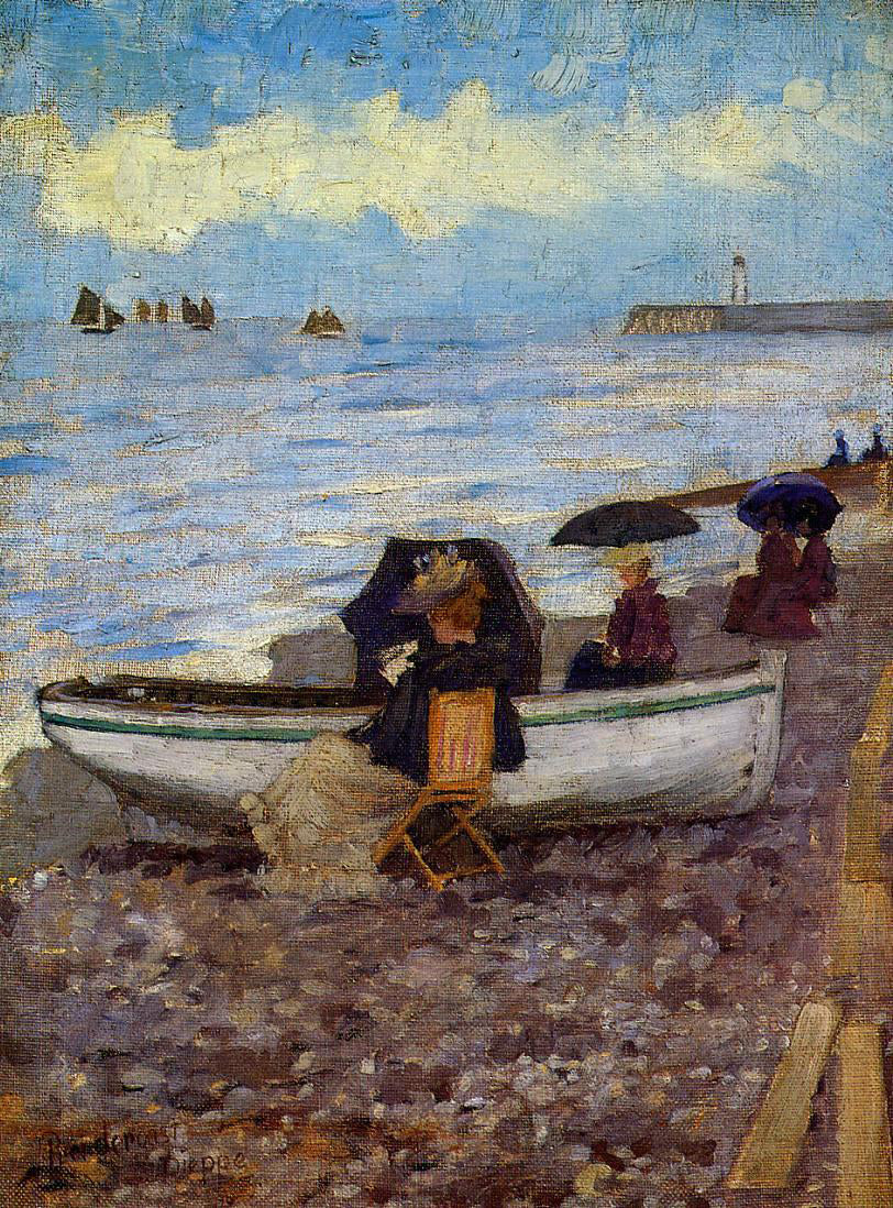  Maurice Prendergast Dieppe - Canvas Print