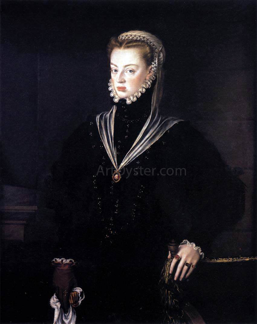  Alonso Sanchez Coello Dona Juana, Princess of Portugal - Canvas Print