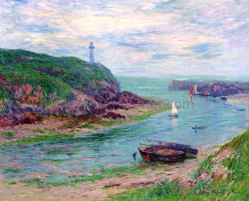  Henri Moret Doelan, Low Tide - Canvas Print