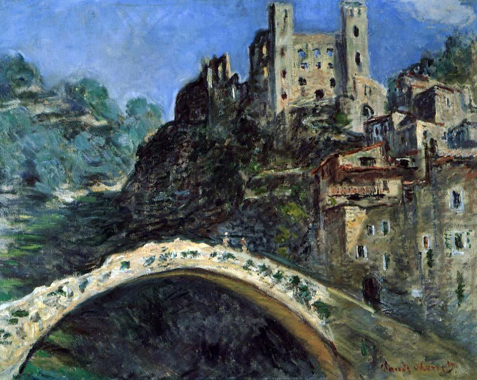  Claude Oscar Monet Dolceacqua - Canvas Print