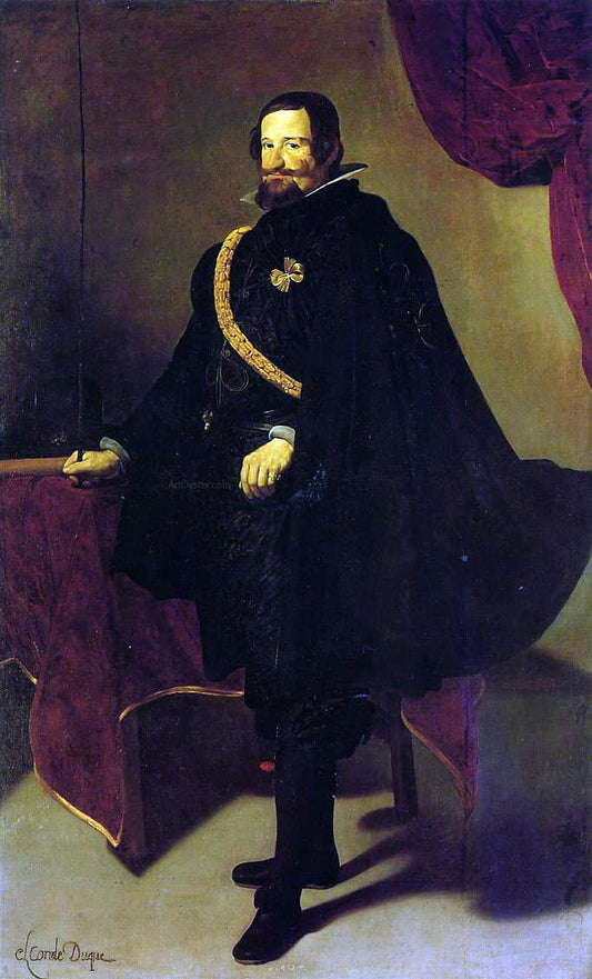  Diego Velazquez Don Gaspar de Guzman, Count of Olivares and Duke of San Lucar la Mayor - Canvas Print
