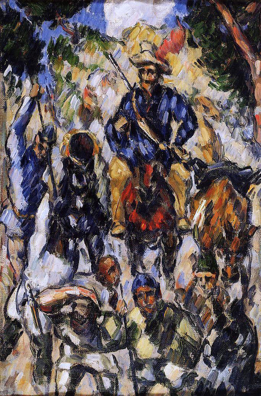  Paul Cezanne Don Quixote, Seen from the Front - Canvas Print