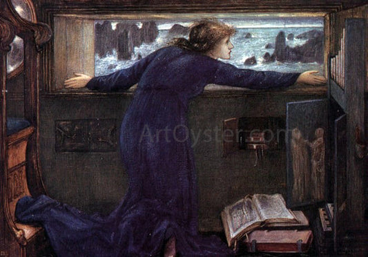 Sir Edward Burne-Jones Dorigen of Britain Waiting for the Return of Her Husband - Canvas Print