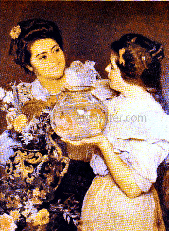  Jose Jimenez Y Aranda Dos Mujeres - Canvas Print