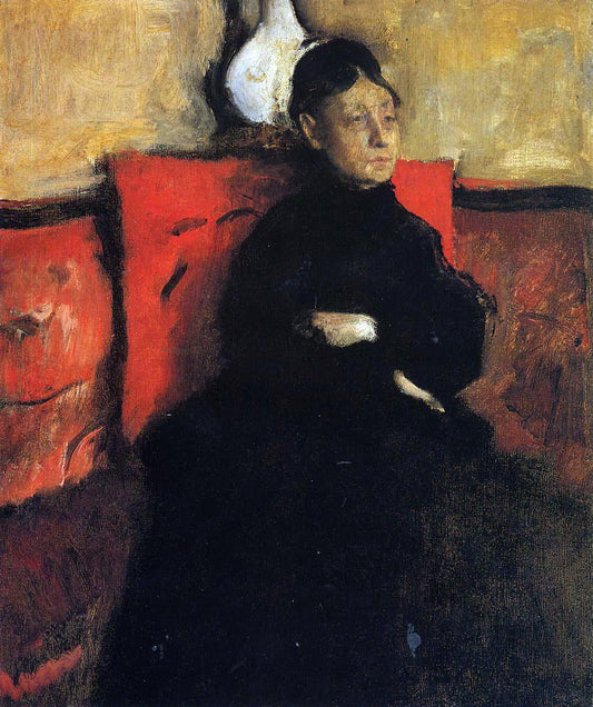  Edgar Degas Duchesse de Montejasi-Cicerale - Canvas Print