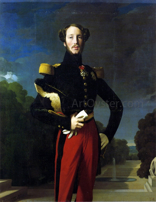  Jean-Auguste-Dominique Ingres Duke Ferdinand-Philippe of Orleans - Canvas Print