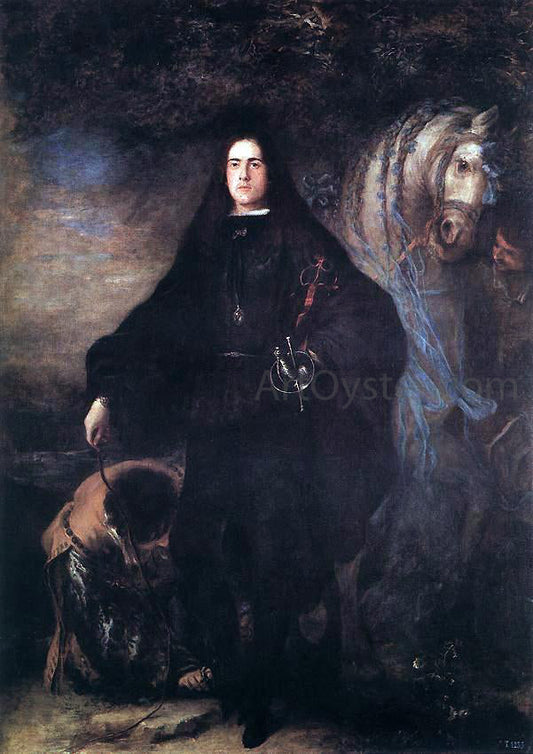  Juan Carreno De Miranda Duke of Pastrana - Canvas Print