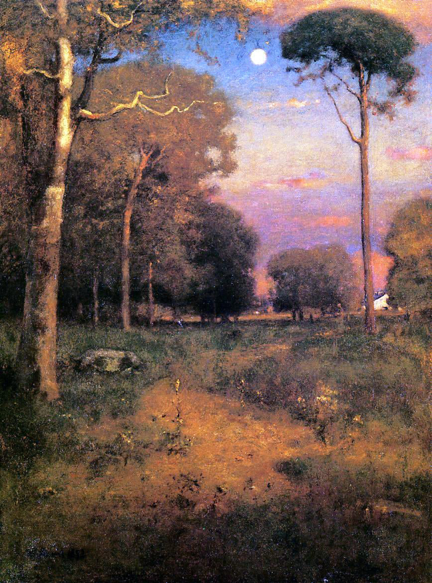  George Inness Early Moonrise, Florida (also known as Early Morning, Florida) - Canvas Print