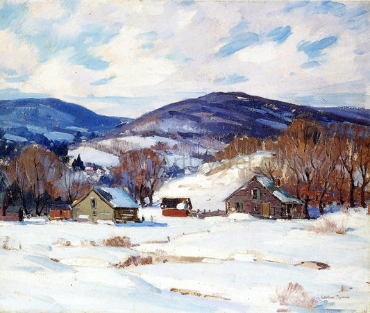  George Gardner Symons Early Snow - Canvas Print