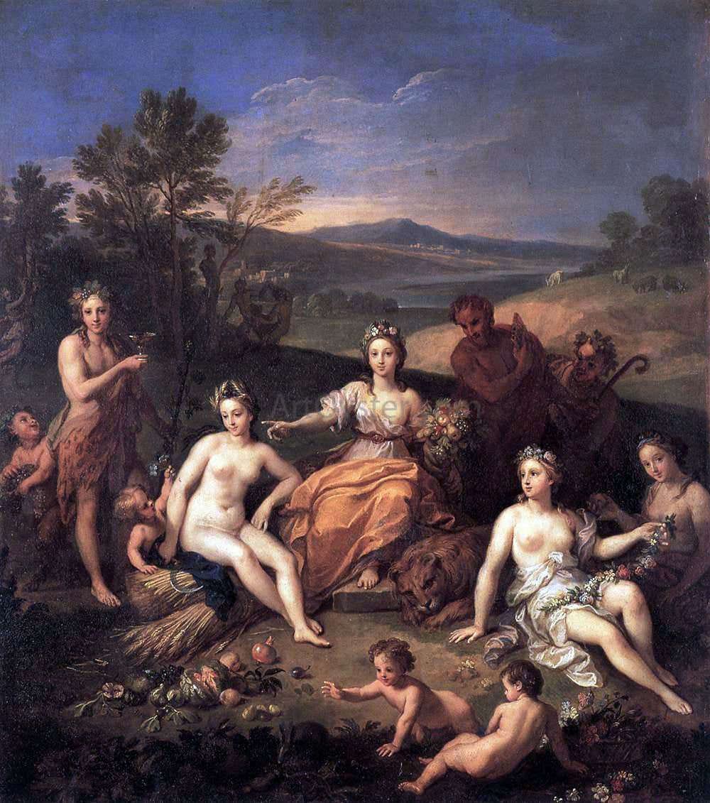  The Younger Louis Boullogne Earth - Canvas Print