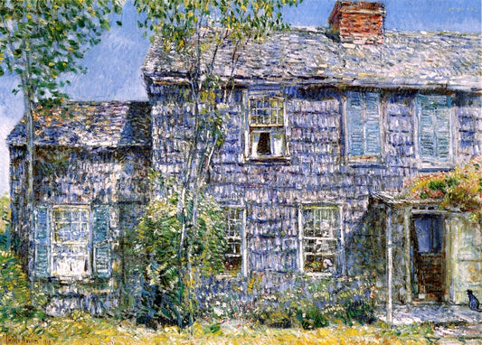  Frederick Childe Hassam East Hampton, L.I. (also known as Old Mumford House) - Canvas Print