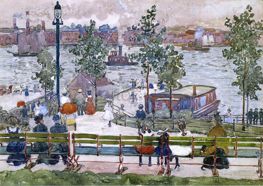  Maurice Prendergast East River Park - Canvas Print