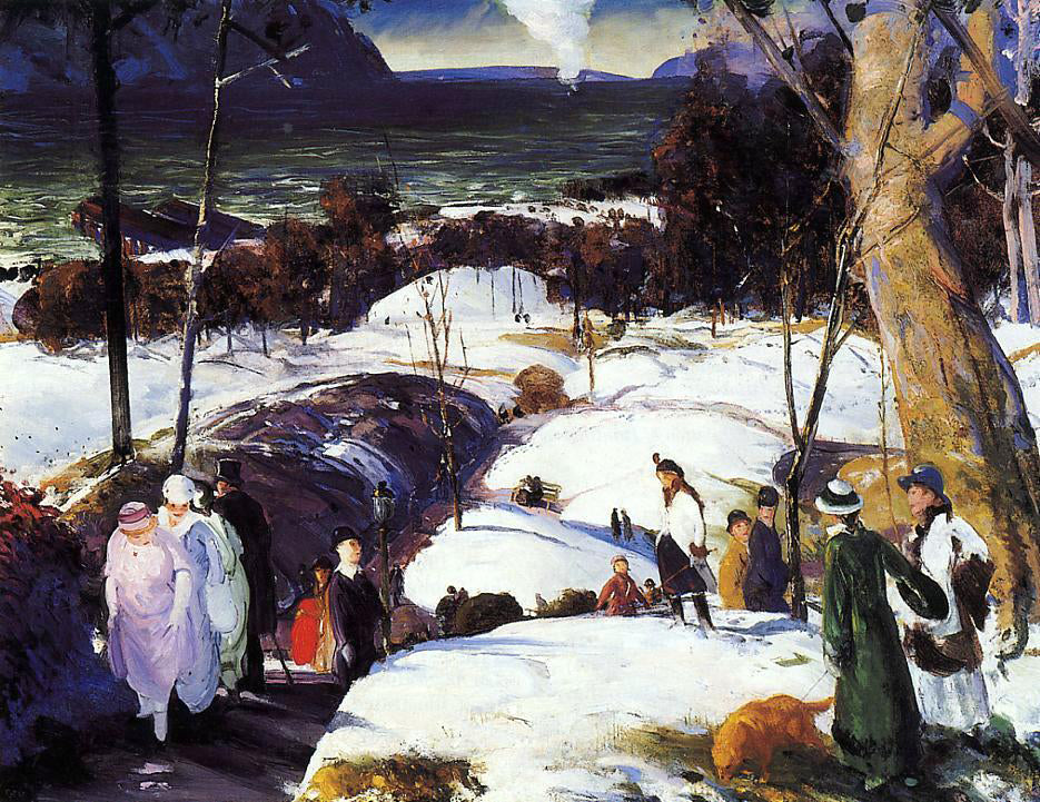  George Wesley Bellows Easter Snow - Canvas Print