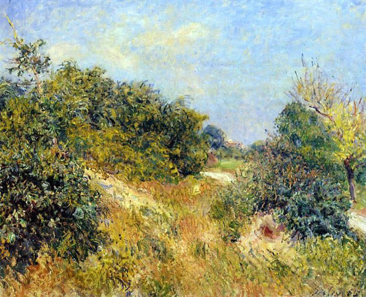  Alfred Sisley Edge of Fountainbleau Forest - June Morning - Canvas Print