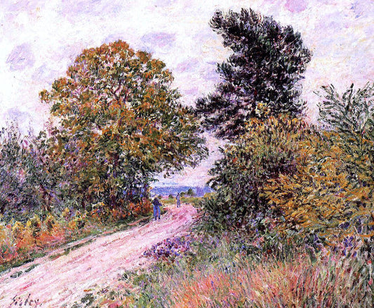  Alfred Sisley Edge of the Fountainbleau Forest - Morning - Canvas Print