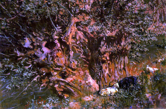  Antonio Munoz Degrain El Arbol Centenario - Canvas Print