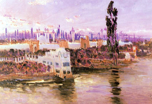  Antonio Munoz Degrain El Bosforo, Constantinopla a Orillas del Bosforo - Canvas Print