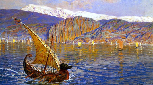  Antonio Munoz Degrain El Libano - Canvas Print