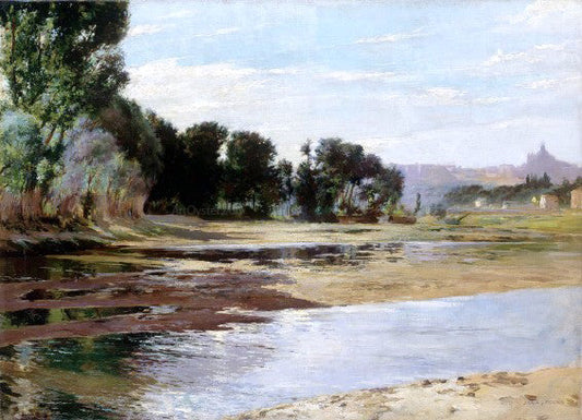  Julio Vila Prades El manzanares - Canvas Print