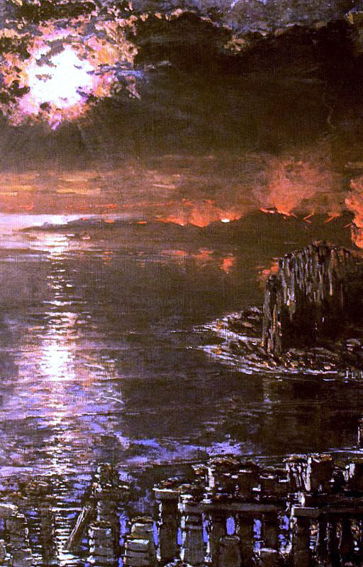  Antonio Munoz Degrain El Mar Muerto - Canvas Print