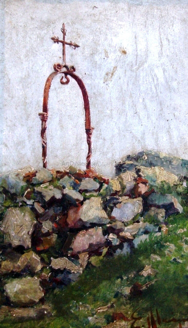  Eliseo Meifren I Roig El pozo - Canvas Print